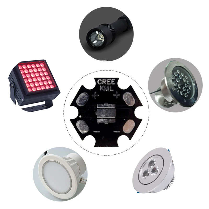 Бесплатная доставка! 20 мм CREE XML/XML2 T6 U2 LED PCB/алюминиевая Базовая пластина/печатная