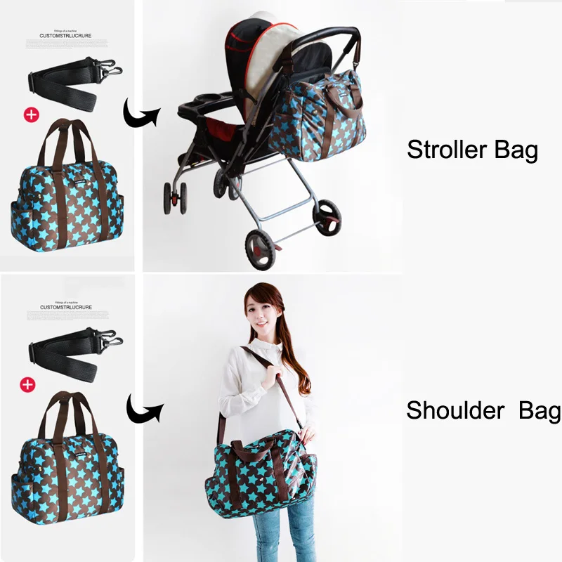 Водонепроницаемые сумки для детских подгузников колясок сумка мам дорожная