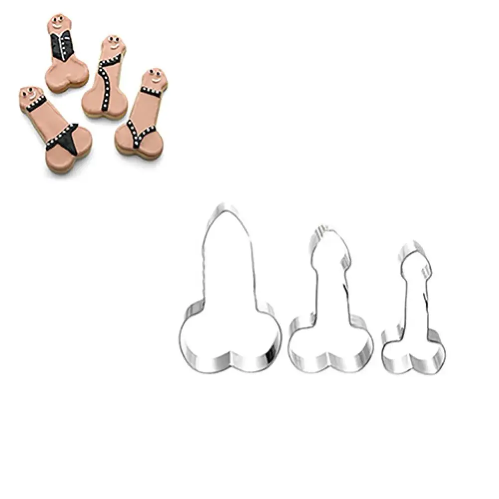 

3Pcs Stainless Steel Food Grade snow Easter Cookie Mold heart Biscuit Cutter Baking Tools Plunger Stamp for Fondant Cake Tools