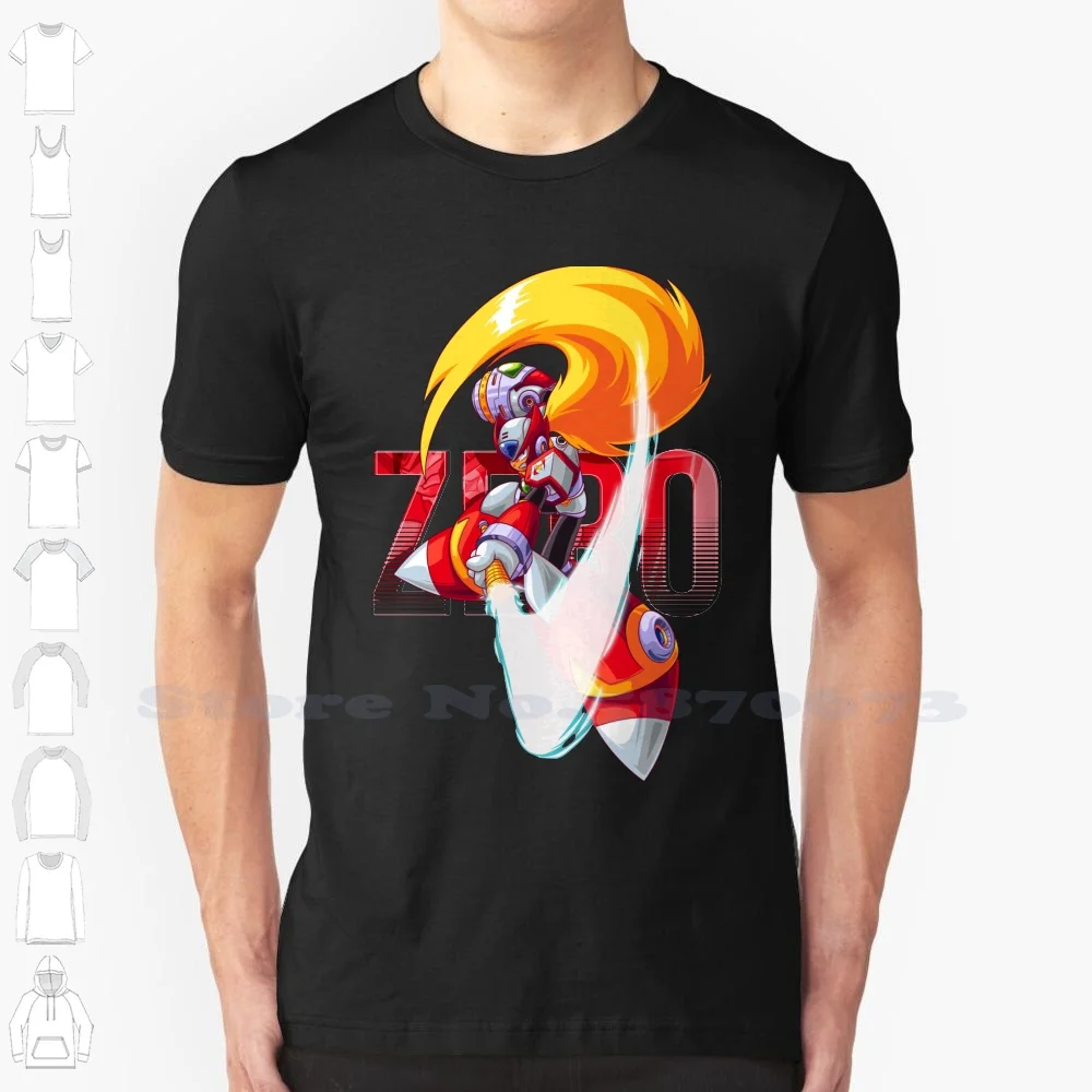 Модная Винтажная Футболка Zero футболки Megaman X Mega Man Rockman Zer Megamanzero |
