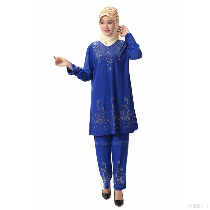 Турецкий Топ Abaya брюки мусульманское платье хиджаб Abayas одежда для женщин Рамадан