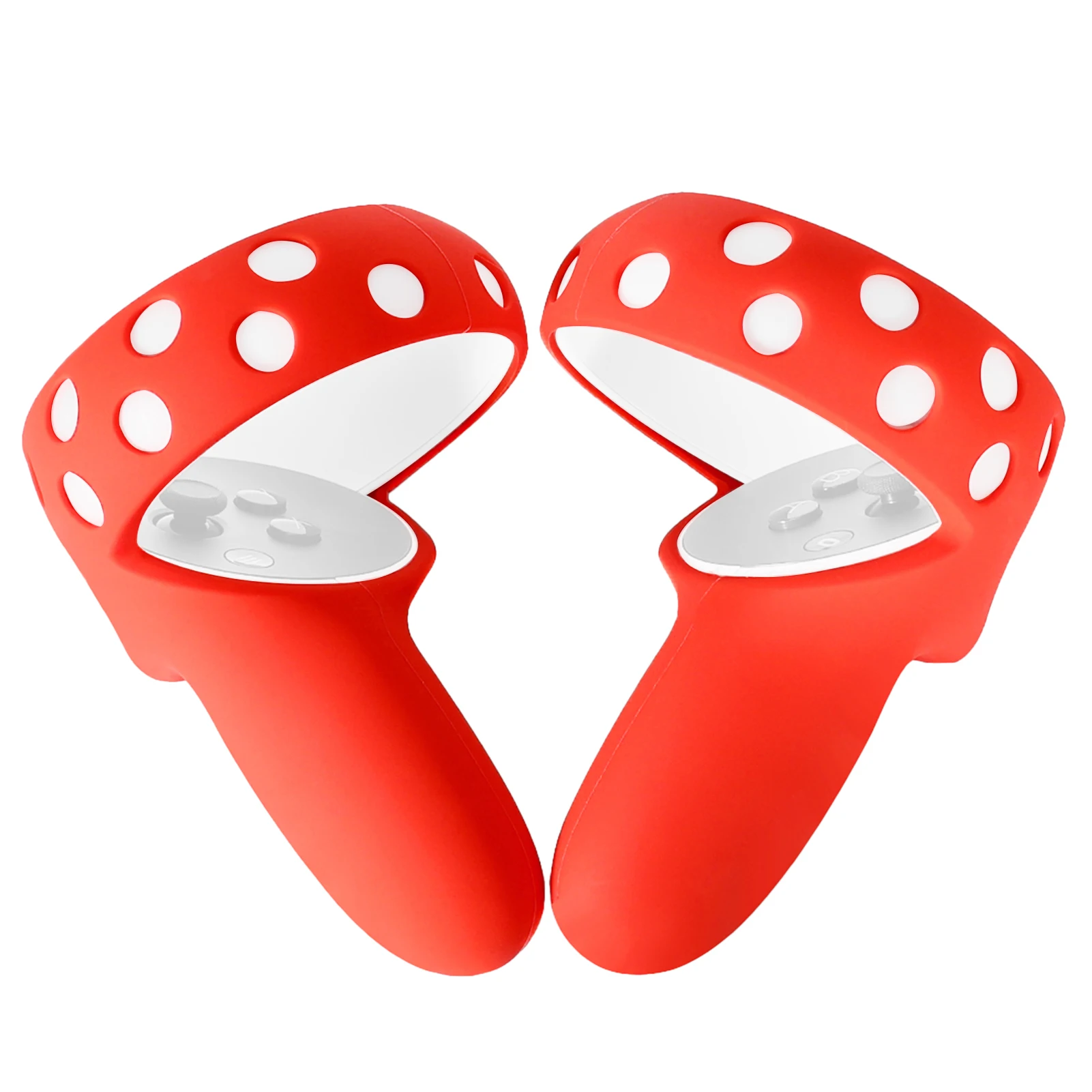 Защитный чехол ударопрочная пара силиконовая оболочка для контроллера Oculus Quest VR 2