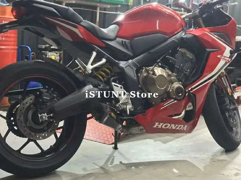 Motorcycle Full Exhaust System Modify Titanium Alloy Front Link Pipe For Honda CBR650R CB650F CB650R CBR650F 2014-2018 2019 2020 |
