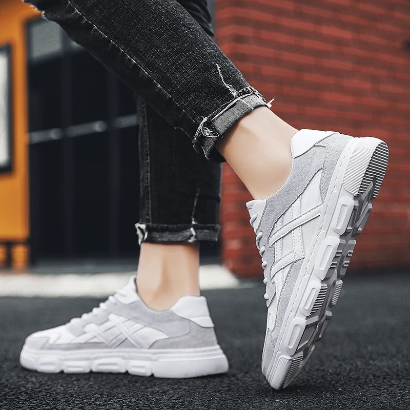 

lightweightcasual masculino summer men leisure in breathable size leather white mens big classic luxury &sneaker sports mesh