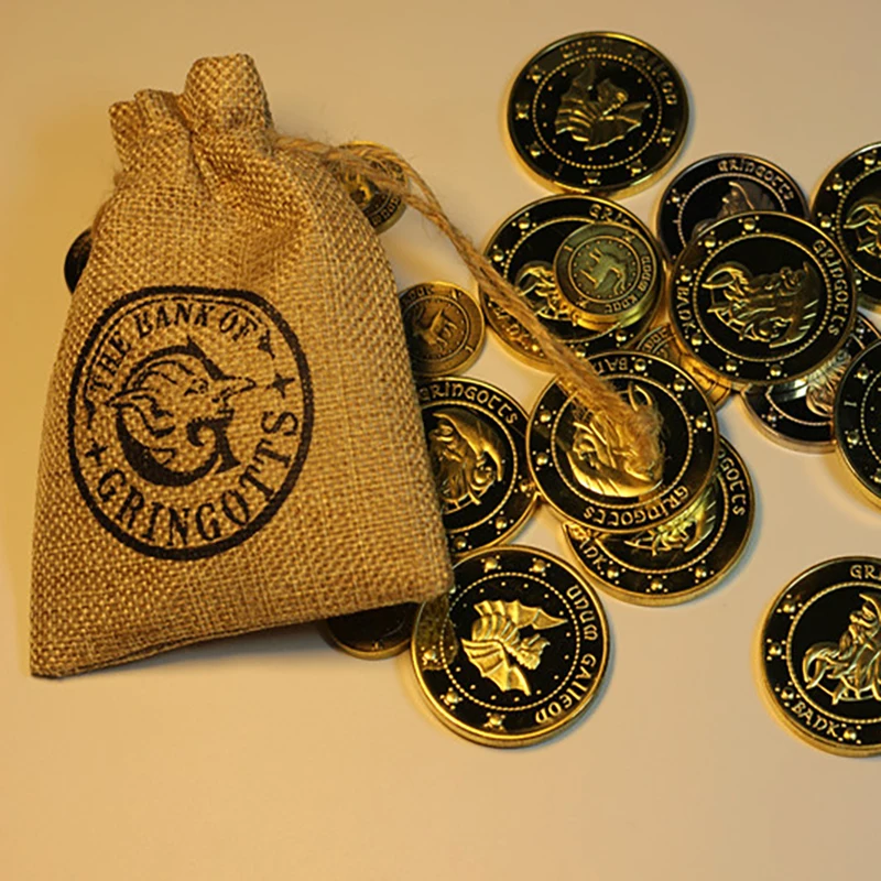 16 шт./компл. 5 Galleons Sickels Knutes 1 Bag| |