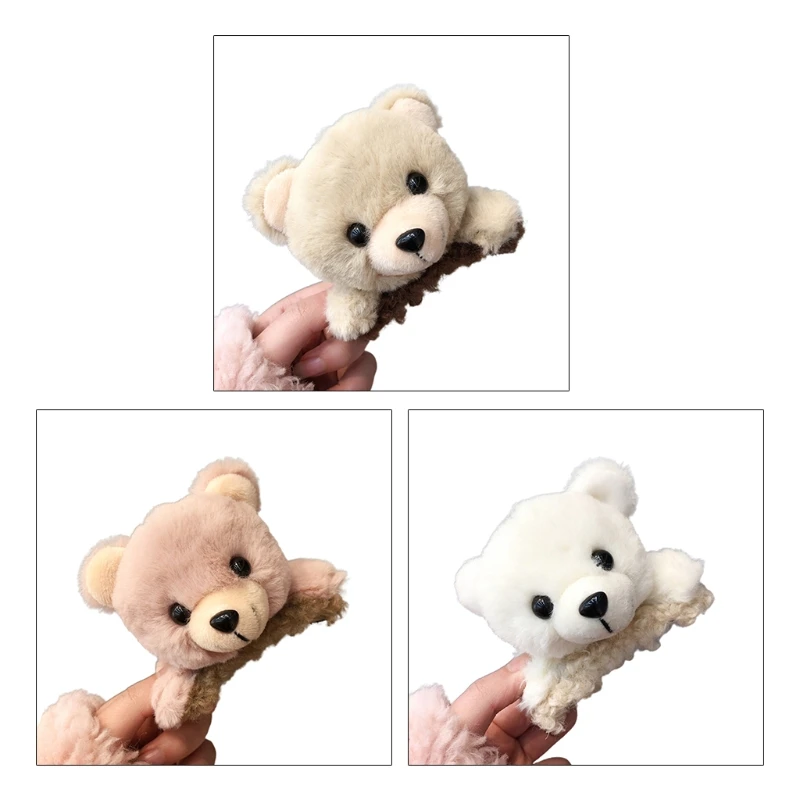 

Plush Hair Clip Cartoon Bangs Duckbill Clips Lovely Hair Barrettes Decoractive Hairpin Trendy Hair Styling Accessories