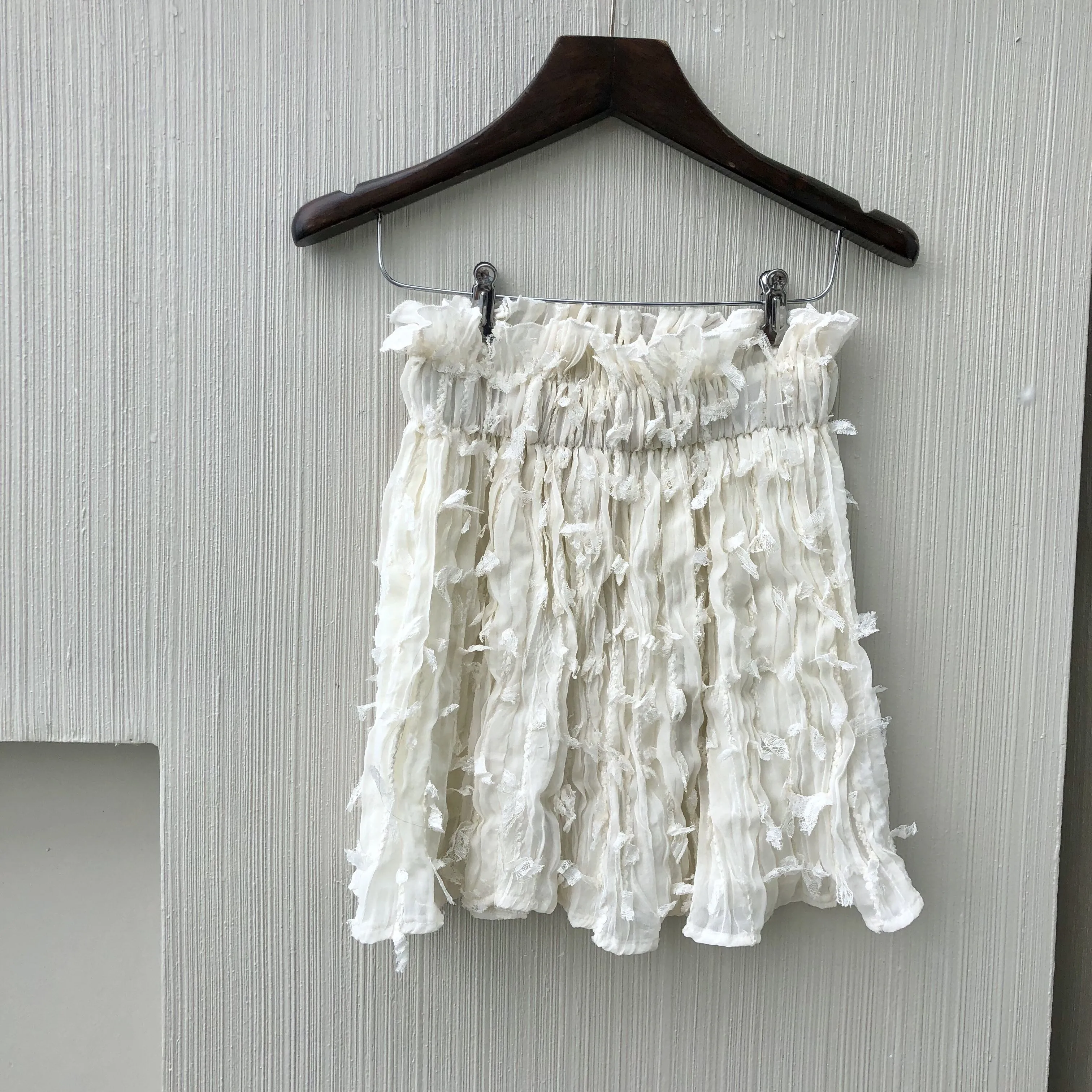 Летняя белая кружевная короткая юбка Новинка Лидер продаж милая плиссированная