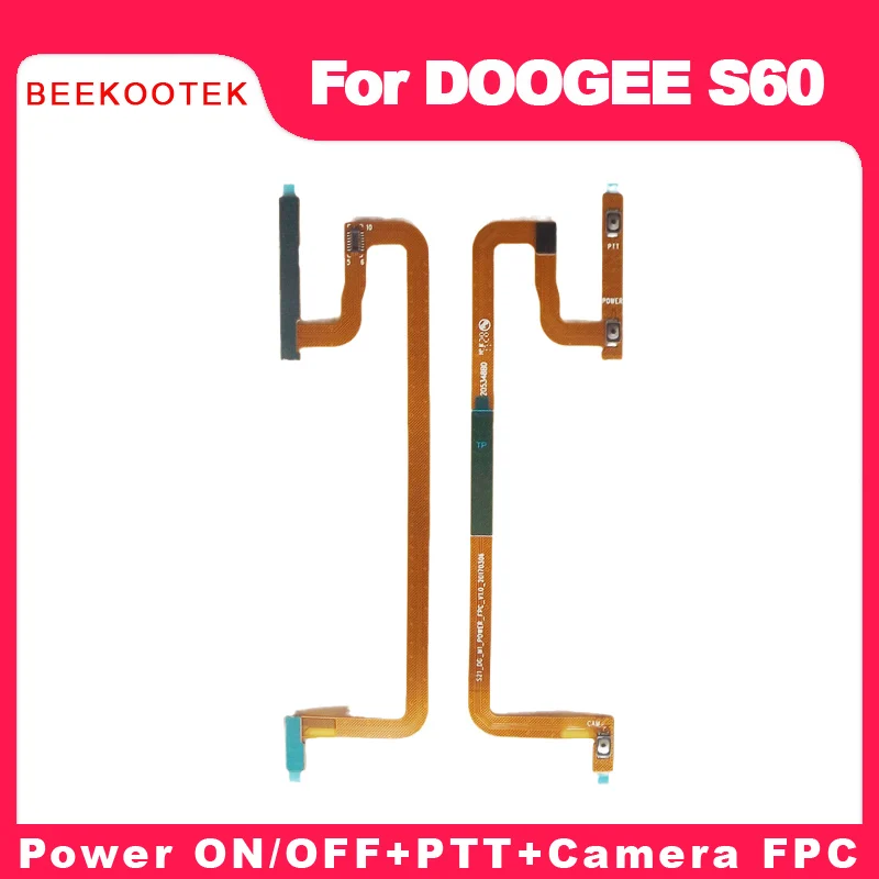 BEEKOOTEK новый оригинальный Для Doogee S60 Lite включение/выключение питания + PTT кнопка