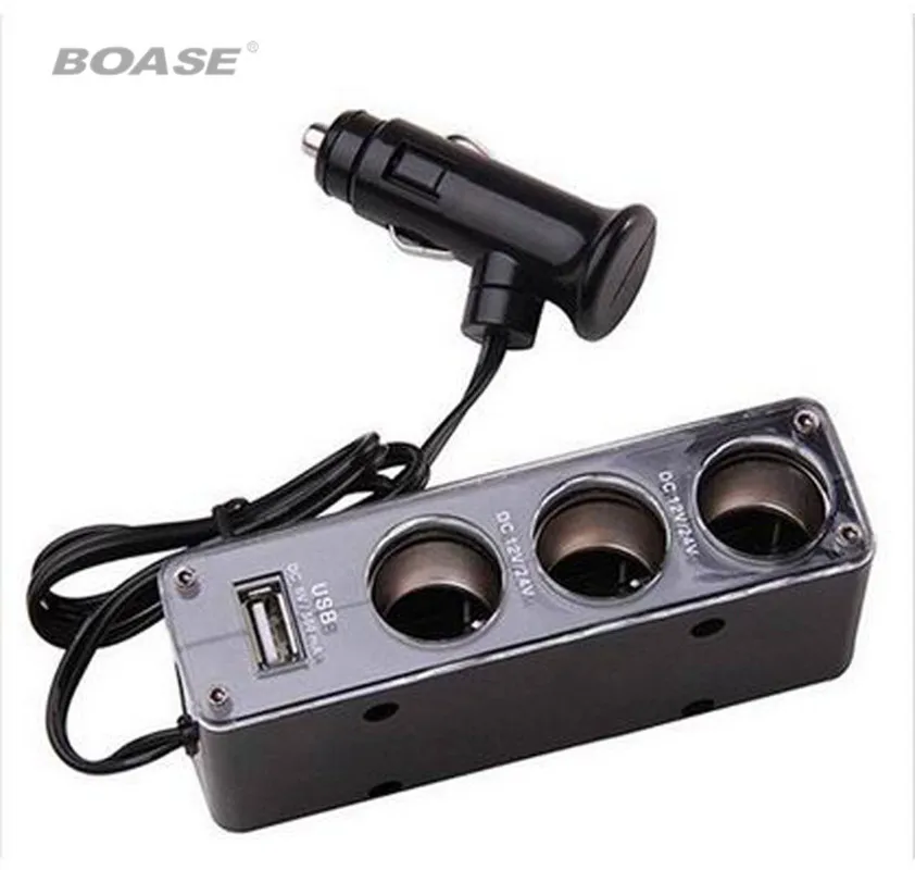 Бесплатная доставка зарядных порта Usb для автомобиля Зарядное устройство Hub