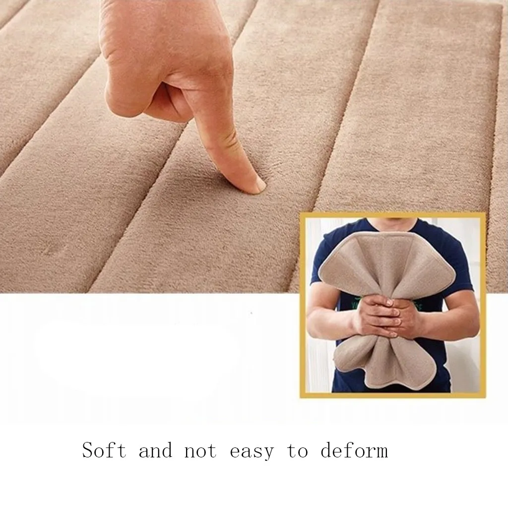 

Non Slip Doormat Carpet for Bathroom and Toilet Coral Memory Cotton Carpet FloorMat Bedroom Mat Bathroom Kitchen Water Absorbent