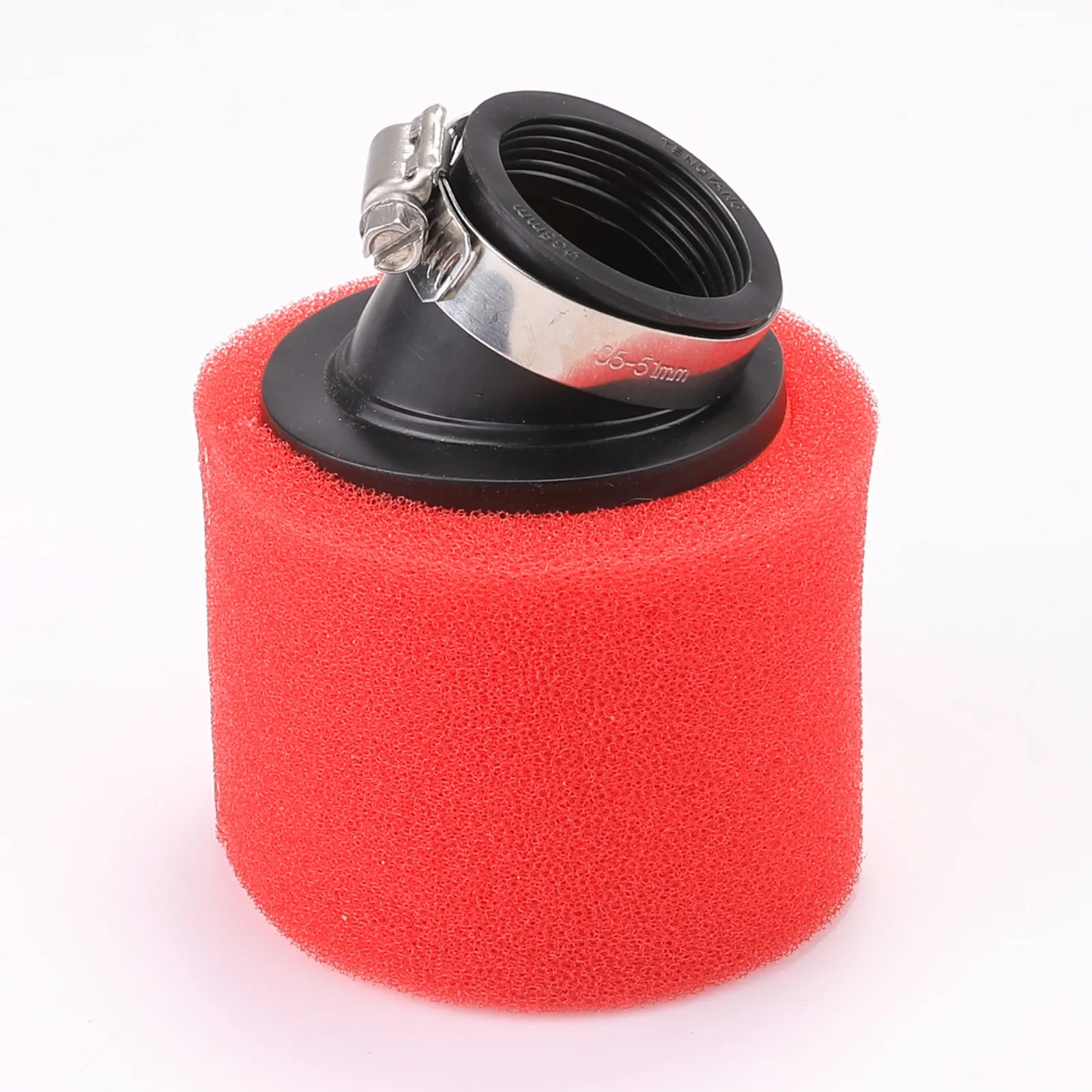 TDPRO RED 38mm Bent Angled Foam Air Filter Pod For 110c 125cc PIT Quad Dirt Bike ATV Buggy | Автомобили и мотоциклы