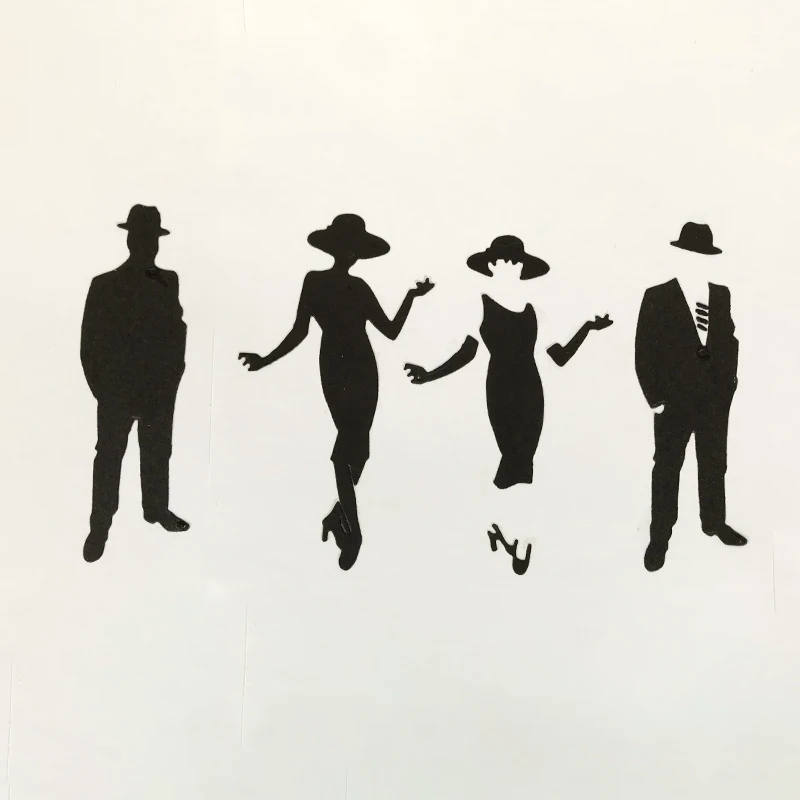 Женские и мужские металлические резные штампы рисунок ремесло высечки трафареты