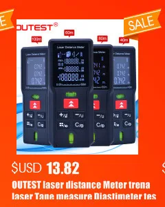 OUTEST лазерный дальномер для гольфа охоты 400 м лазерный дальномер 7X монокулярный телескоп лазерный дальномер Рулетка