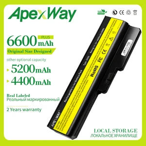 Аккумулятор Apexway для Lenovo G430, 11,1 В, L08L6Y02, L08L6YO2, L08N6Y02, L08N6Y02, L08N6YO2, LO8L6C02, lo8y02