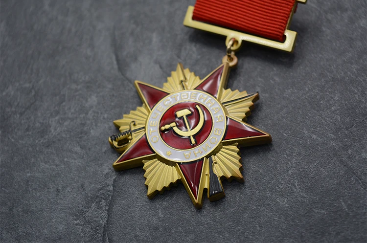 Top quality Soviet Union combat award medal WWII USSR battle merit pin CCCP meritorious service metal badges | Дом и сад