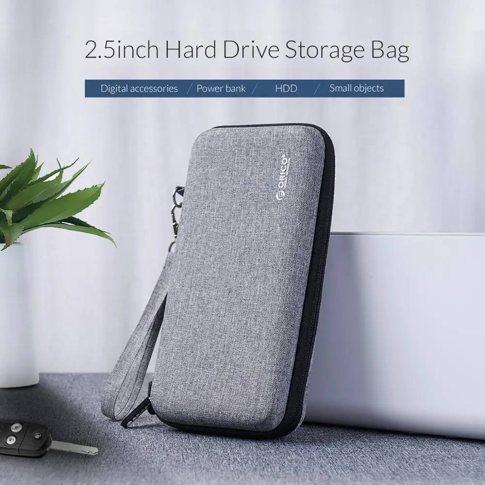 Бокс для хранения жесткого диска ORICO чехол на молнии внешний защитный банк
