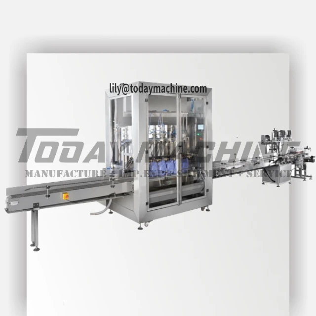 Автоматическая машина для розлива и маркировки небольших бутылок упаковки