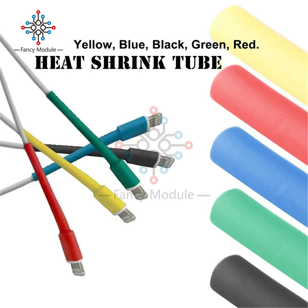 Комплект термоусадочных трубок 530 шт. термоусадочные полиолефиновые