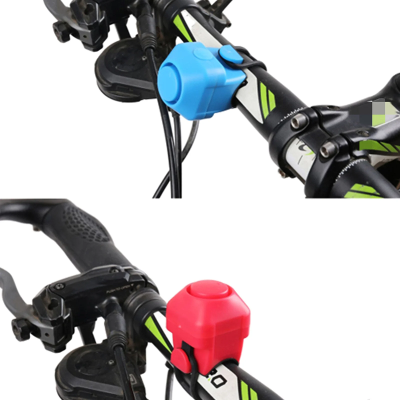 Шоссе электрический велосипедный звонок мини-колонки пластиковый рожок