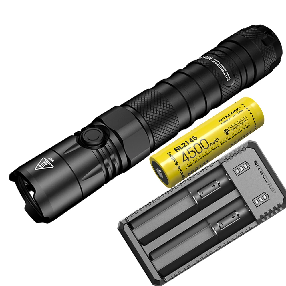 Новинка тактическая вспышка NITECORE P12 внешняя HD V6 max 1200 люмен 238 метров