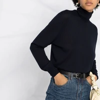 women sweater fall 2021 womens half turtleneck pure color cashmere knit sweater warm knitted sweater