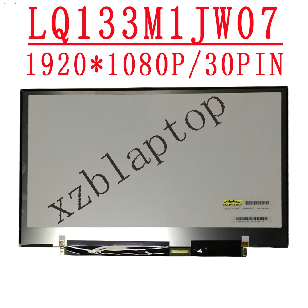 LQ133M1JW07 13 3 &quotМатрица ноутбука светодиодный ЖК-дисплей Экран для Sharp 1920X1080 FHD eDP30pin RGB