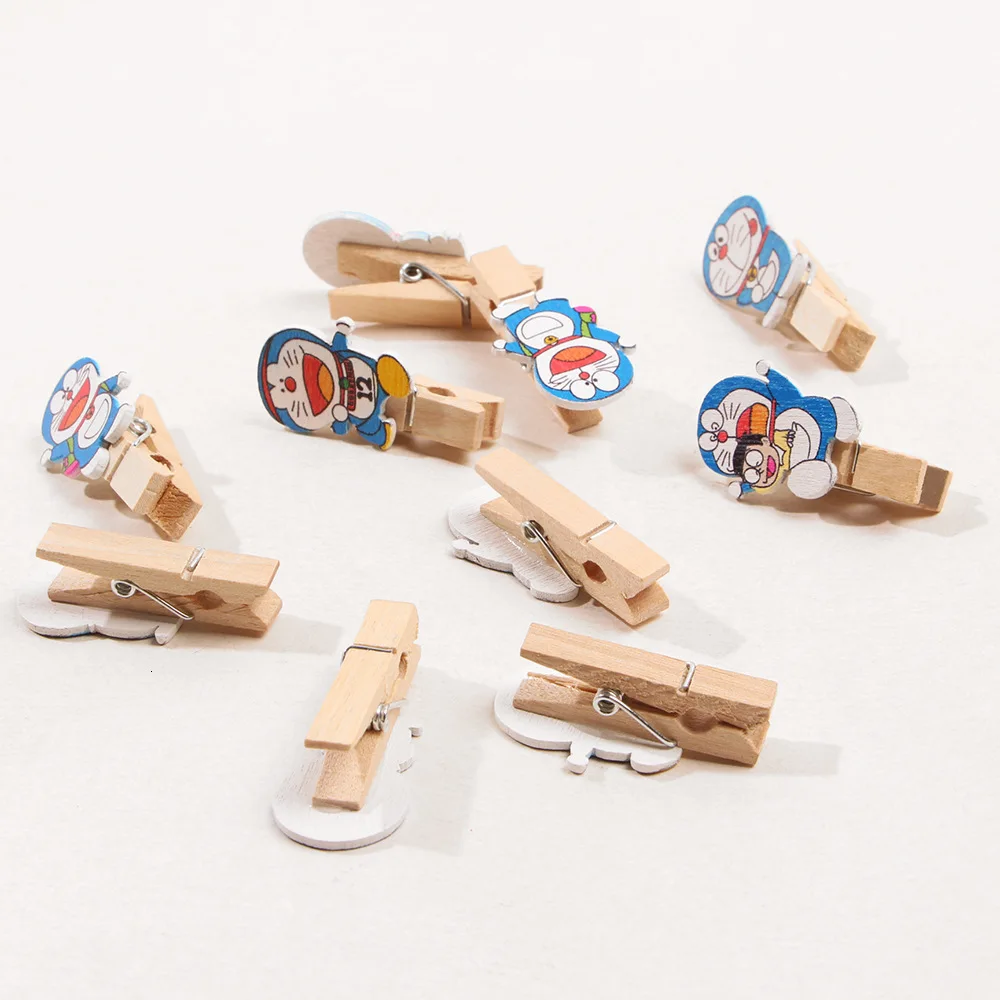 12 шт. 2 м пеньковая веревка Doraemon 3 5 см мини натуральный деревянный фото одежда для