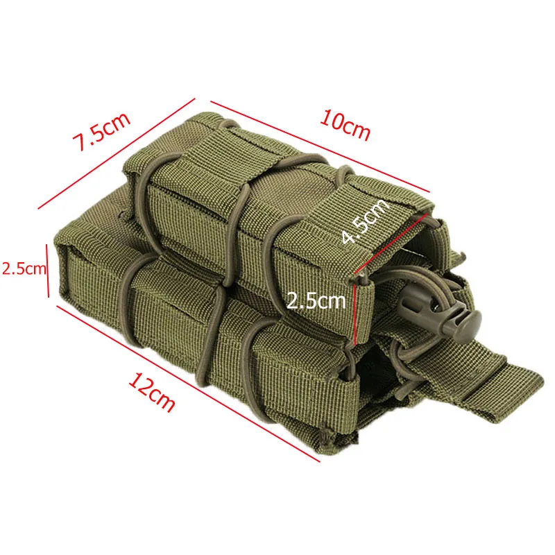 Тактическая Молле двойная патронная сумка для боеприпасов M4 M14 AK страйкбол