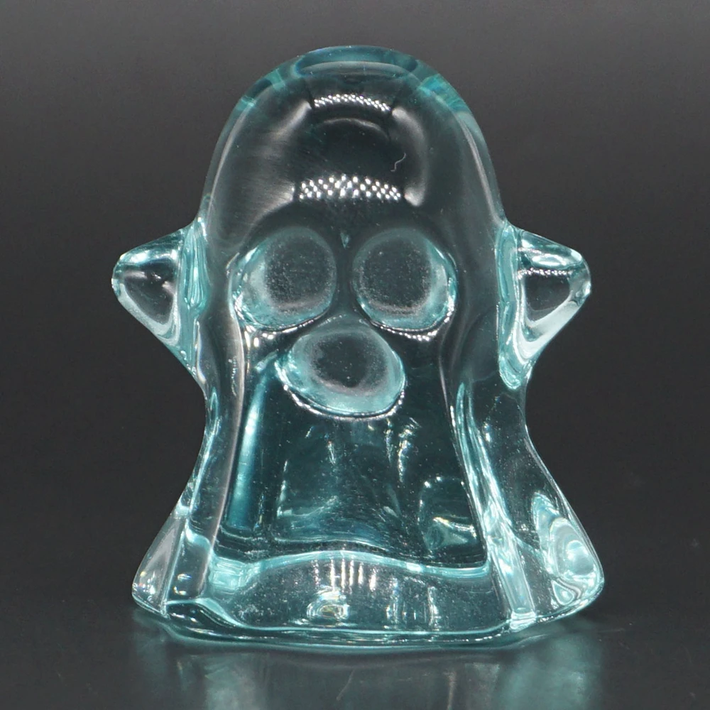 

2" Ghost Statue Blue Ocean Obsidian Crystal Carved Reiki Healing Quartz Stone Figurine Crafts Home Room Desk Decoration 1pc