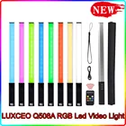 LUXCEO Q508A RGB светодиодный видео заполнясветильник свет Полноцветный цветной Яркий ручной 10 Вт 3000K фонарик с палочкой скоростное освещение фотографисветильник освещение