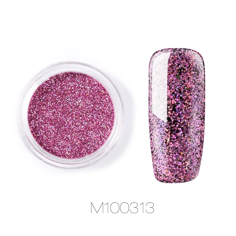 M100313 ROSALIND ногтей Блеск Искусство пигмент порошок гель лак зеркало Маникюр Блестки для ногтей УФ хром голографические украшения ногтей - Цвет: M100313