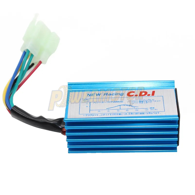 Мощный двигатель квадратная вилка 6 контактный AC Racing CDI Алюминий для 150cc 200cc 250cc Roketa