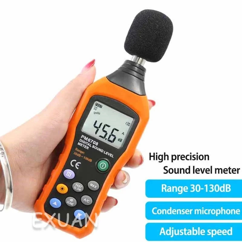 

Digital sound level meter noise meter high precision professional grade handheld decibel meter noise detector