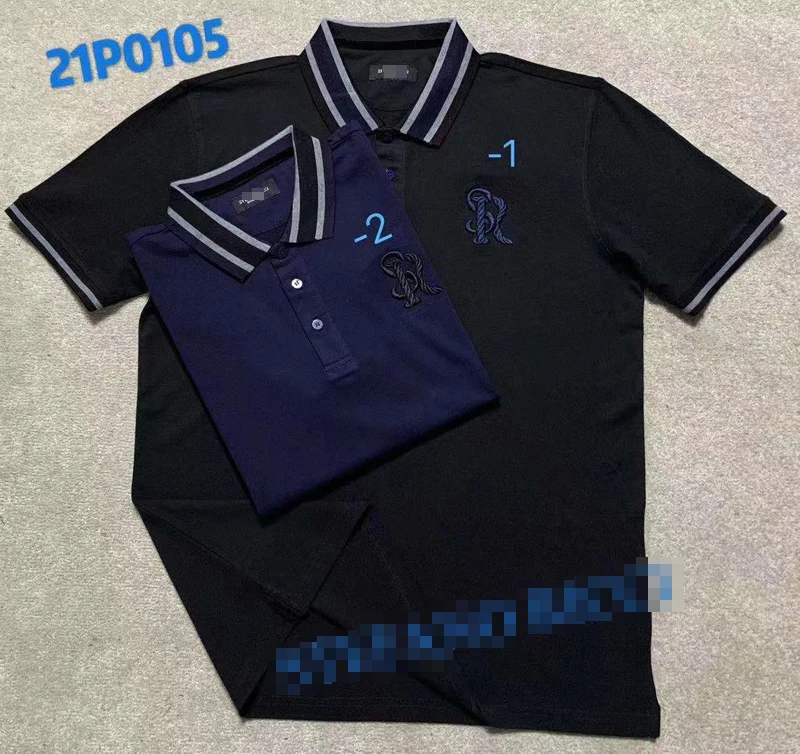 

men BILLIONAIRE Polo Short sleeve shirt cotton 2021 new summer fashion Casual button embroidery big size high quality