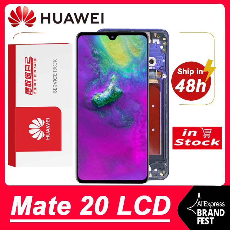 Дисплейный модуль для Huawei Mate 20 100% дюйма с рамкой/без рамки|Экраны мобильных