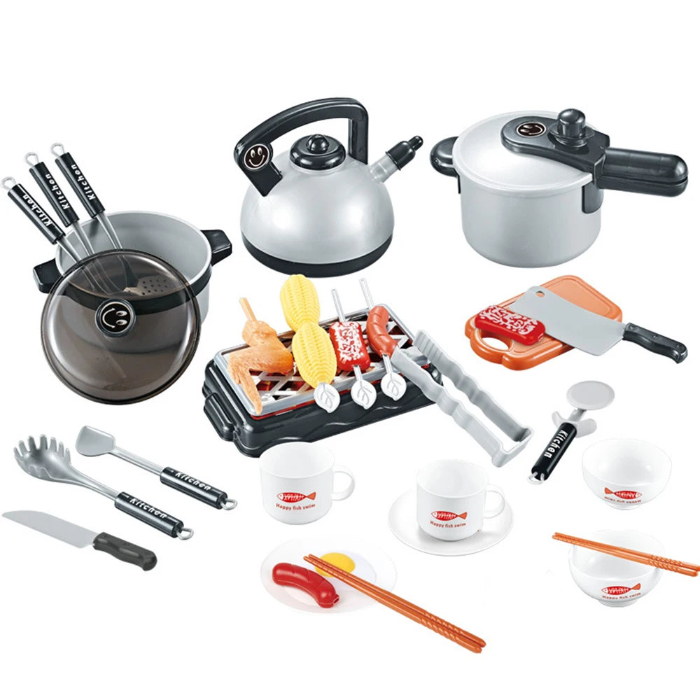 Кухня комплект ролевые игры ленточная однопольная гребенная набор игрушек Еда