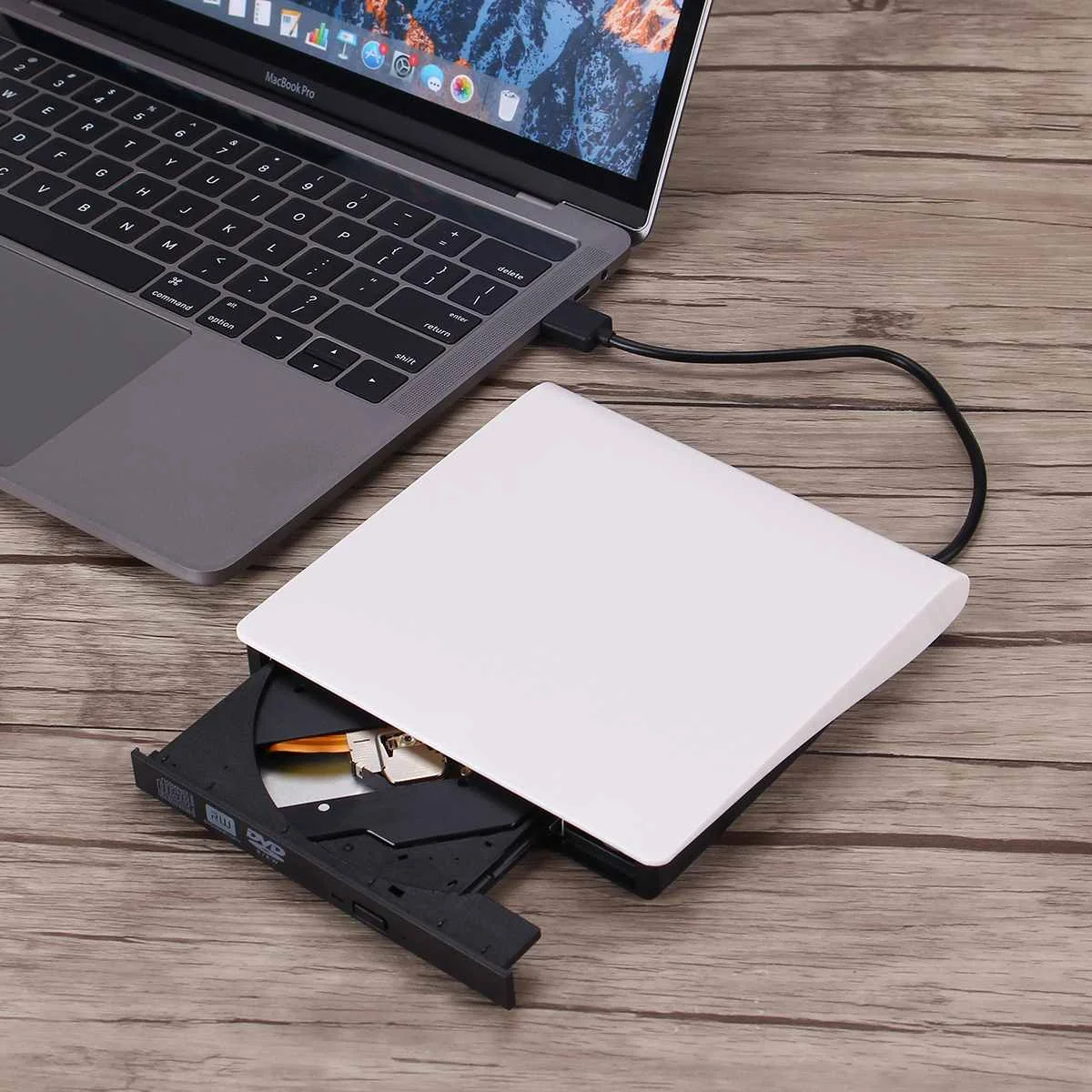 Внешний USB 3 0 Type C высокоскоростной DL DVD RW ГОРЕЛКА CD запись тонкий портативный