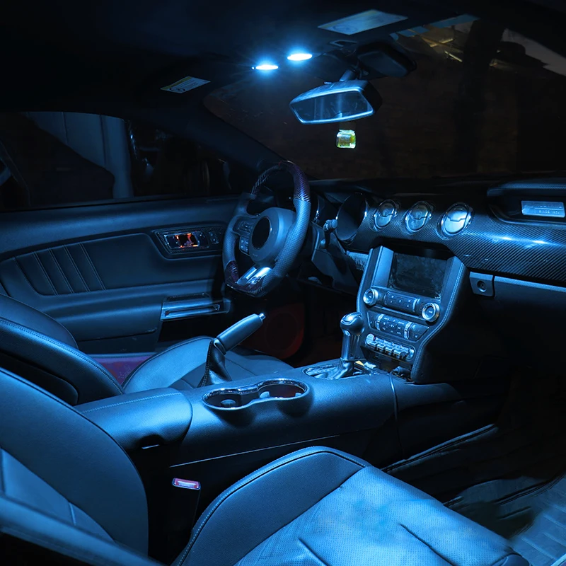 3 шт. светодиодный лампы автомобиля Подсветка салона комплект белая лампа для