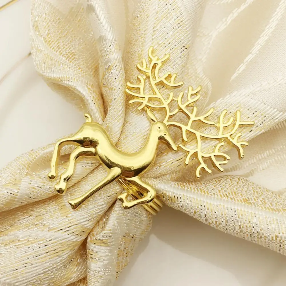 

Sturdy Delicate Christmas Deer Napkin Holder for Home Napkin Ring Sturdy Delicate Christmas Deer Napkin Holder for Home