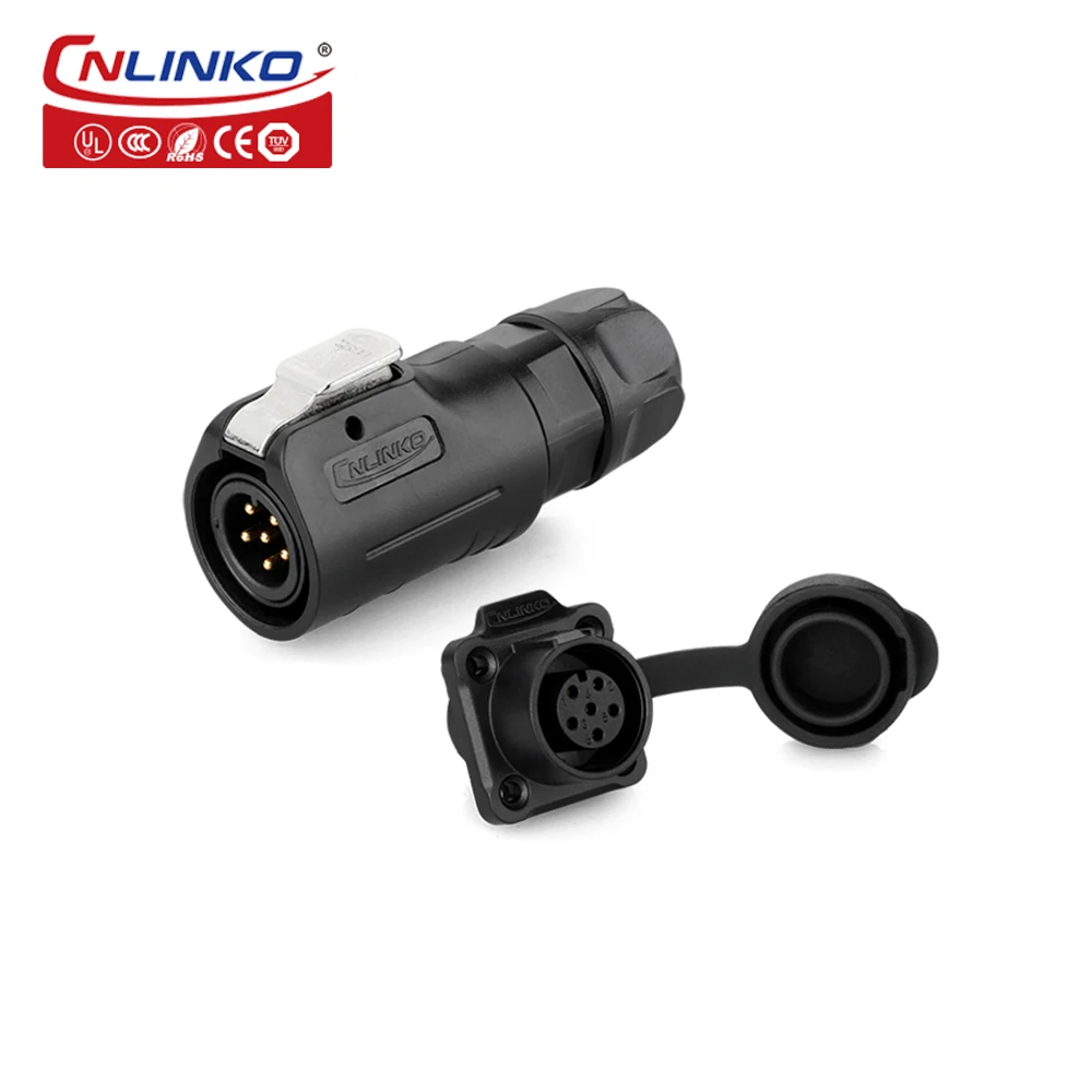 Cnlinko 2 3 4 5 6 7 8 Pin M12 водонепроницаемые промышленные разъемы кабель питания IP67