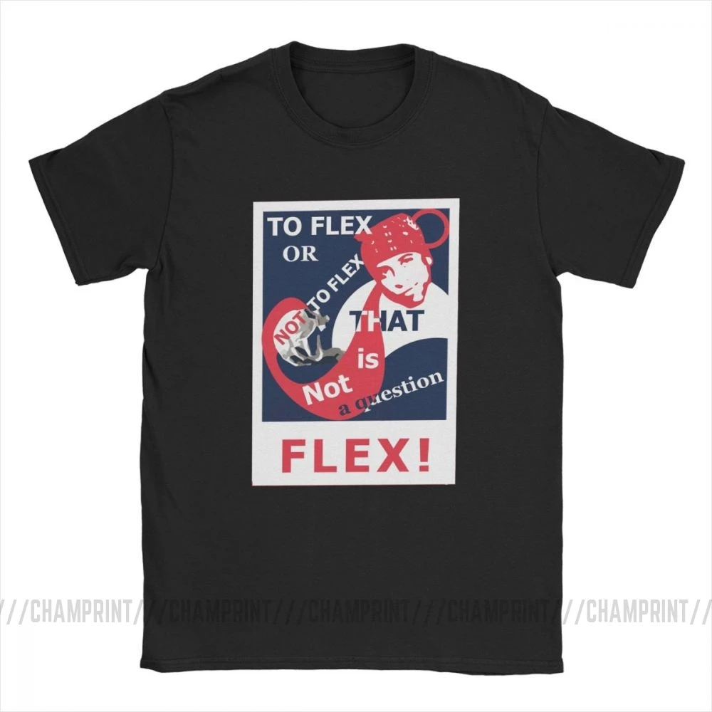 Смешные хлопковые футболки Рикардо Милос с надписью To Flex Or Not это вопрос | Мужская