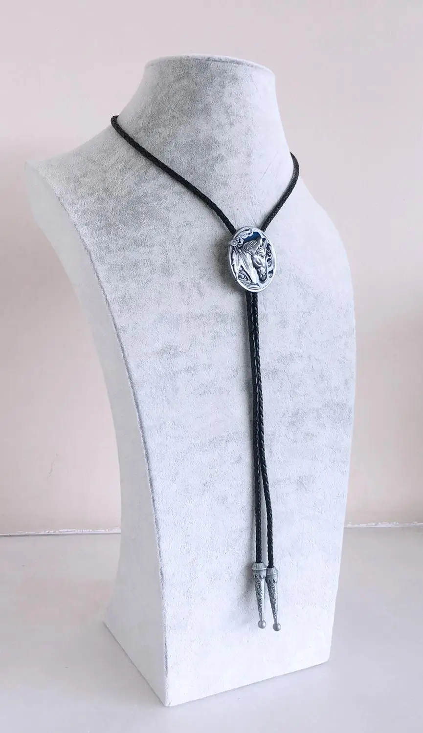 Розничная продажа винтажное овальное свадебное ожерелье с синей эмалью в