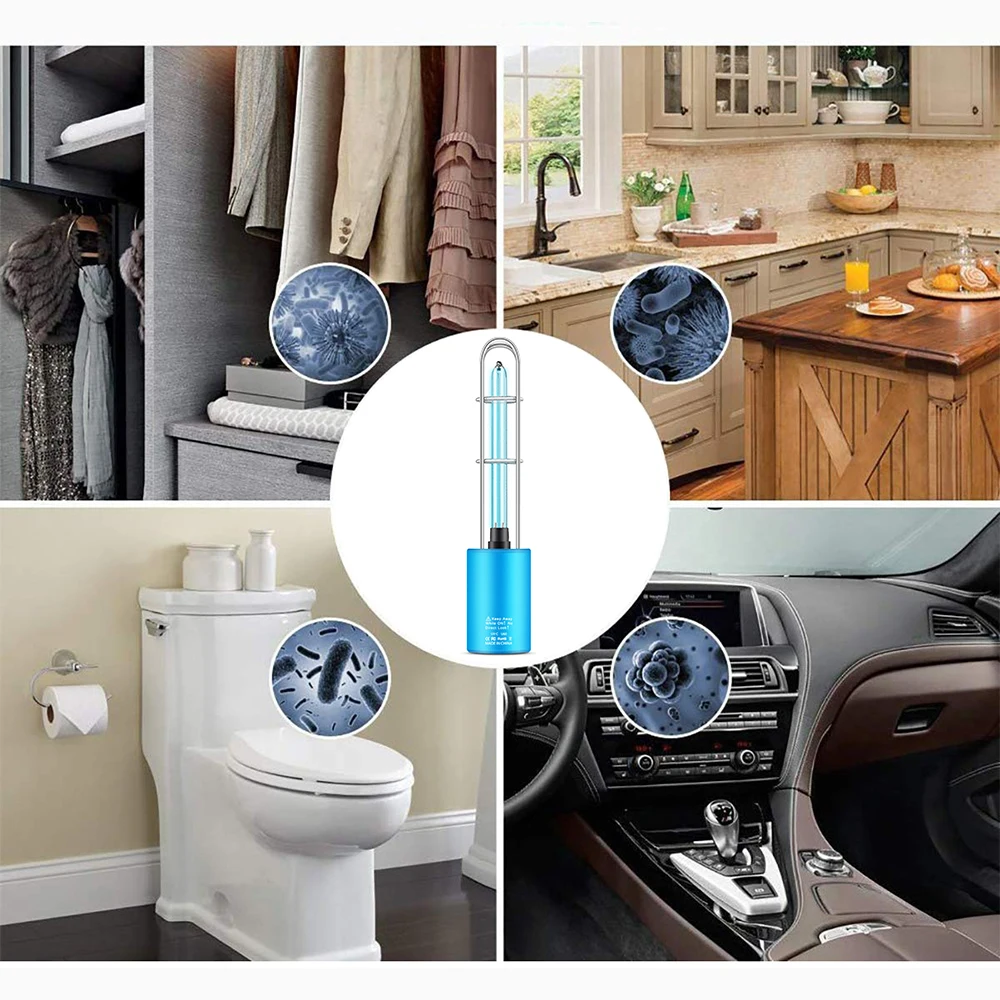 

Rechargeable UV Sterilizer Light Mites Lights Disinfection Bactericidal Lamp with 50pcs 3-Layer Disposable Mouth Face Mask