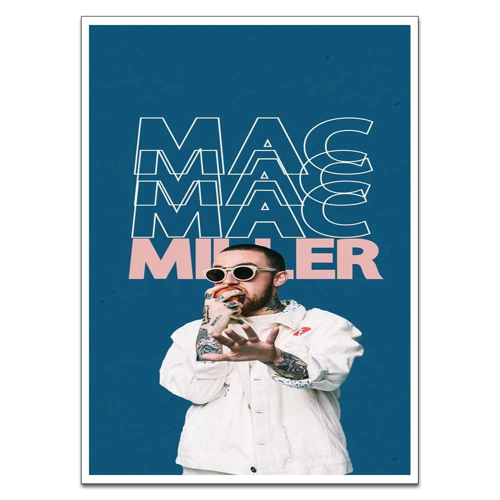 

HD Prints Rap Singer Canvas Painting Home Decoration Wall Art Mac Miller Poster Modular Celebrity Pictures Frame For Living Room