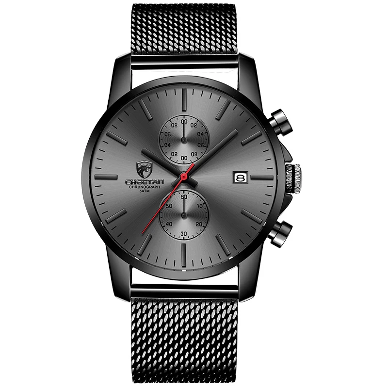 Reloj Hombre 2019 CHEETAH модные трендовые мужские часы erkek kol saati хронограф деловые