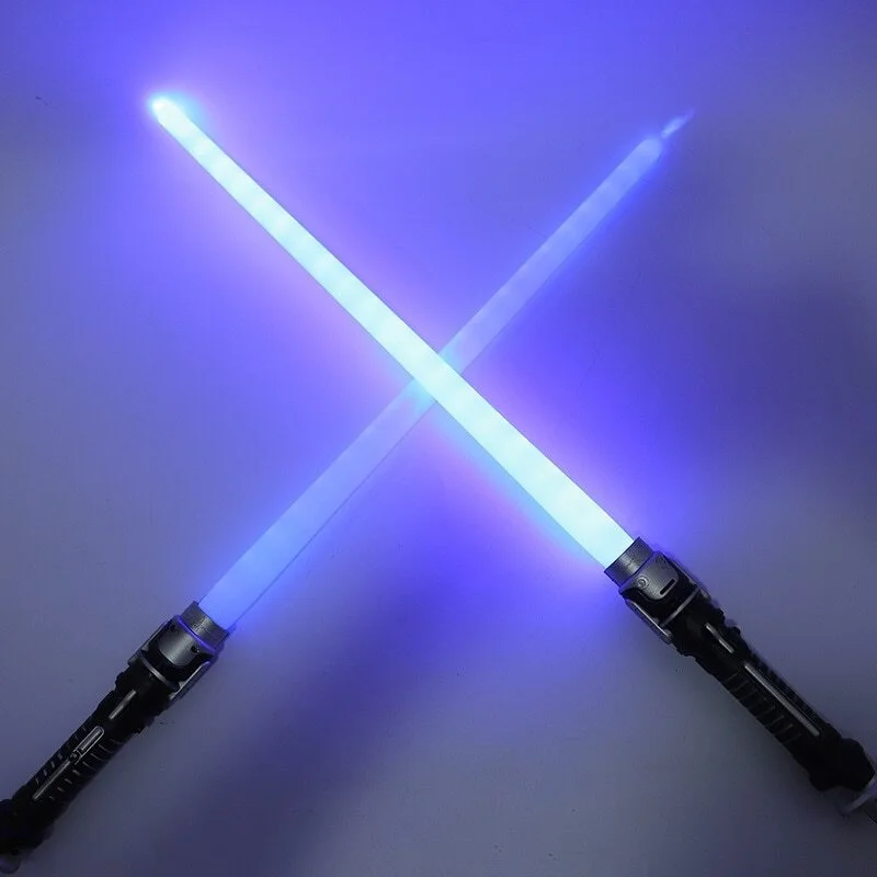 

Световой меч 2022 2 шт./компл., Боевая игрушка, пластиковый светодиодный светящийся лазерный меч, креативный уличный