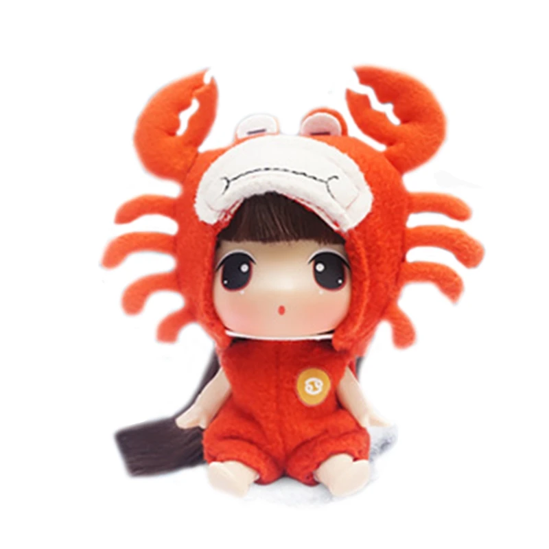 

9cm Twelve Constellations Dressed Dolls Lifelike Baby Girl Princess Doll for Kid 54DF