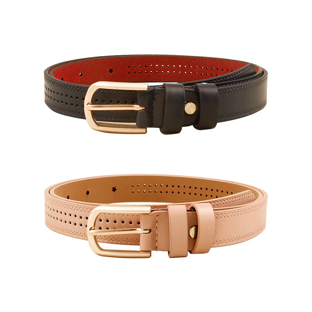 

Женский тонкий ремень с пряжкой, розовый ремень для джинсов, свитеров, рубашек, платьев, Роскошный дизайнерский брендовый ковбойский ремень...