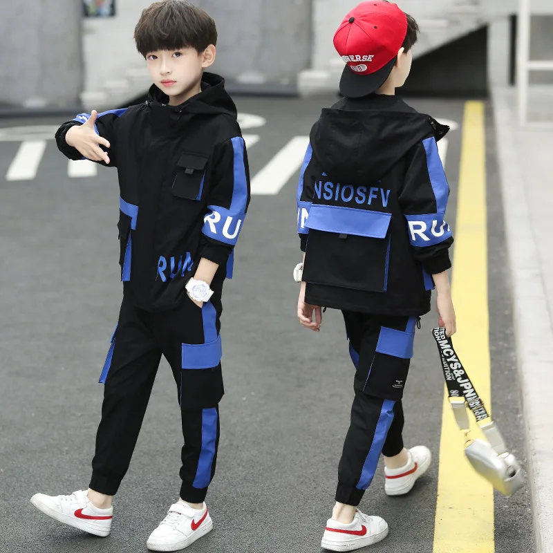 

Children's overalls, sportswear, boys' autumn clothing, 2020 new style, big boy, handsome spring and autumn