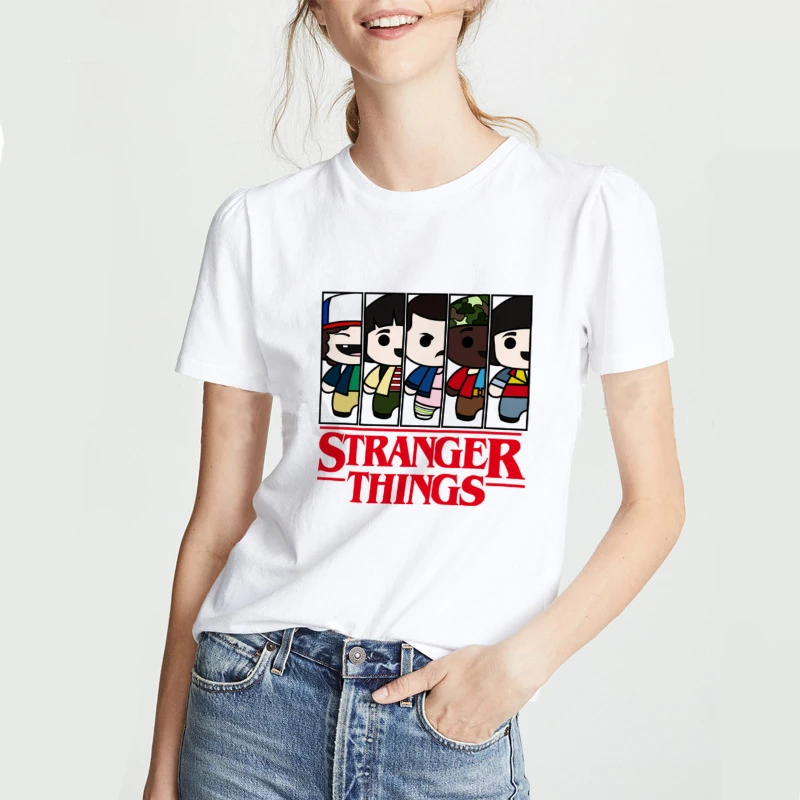 Новинка 2019 летняя женская футболка милая рубашка с коротким рукавом и принтом